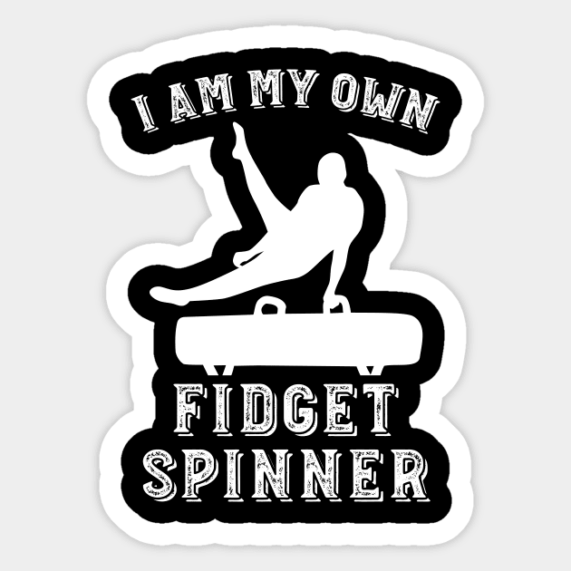 I Am My Own Fidget Spinner' Cute Fidgeting Sticker by ourwackyhome